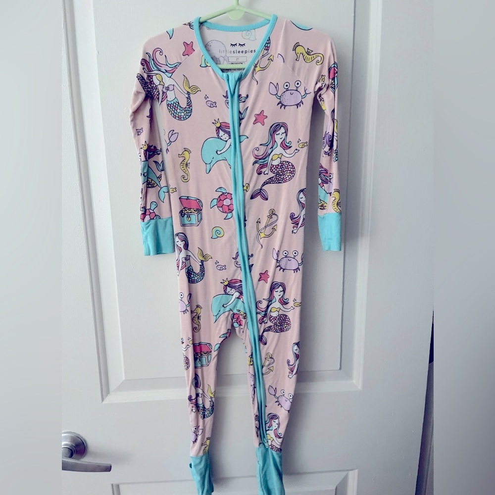 Little Sleepies OG Mermaid zippy